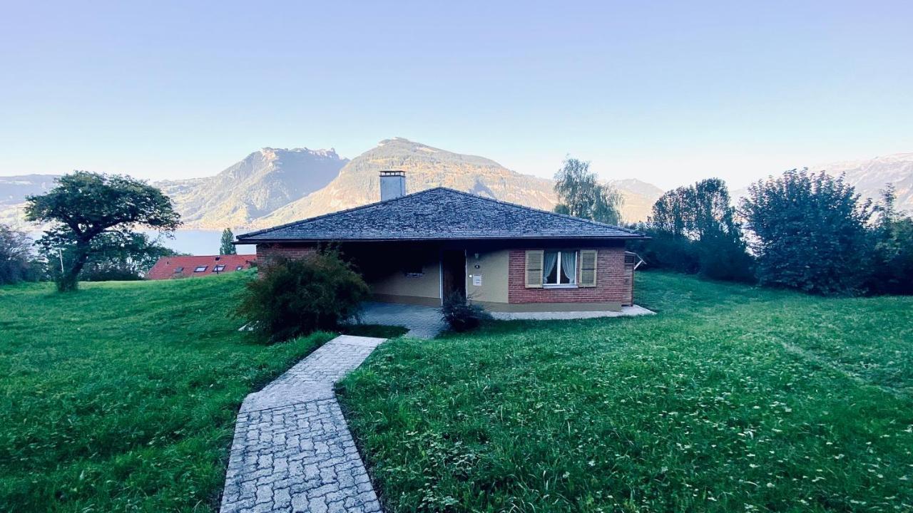 Lakeview Little House Krattigen Exteriör bild